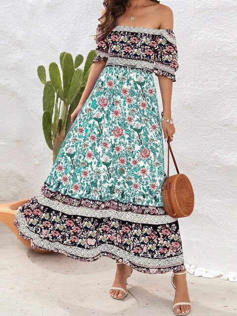 Lina - Long Boho Dress