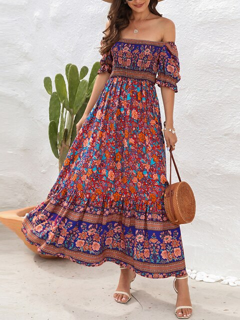 Lina - Long Boho Dress