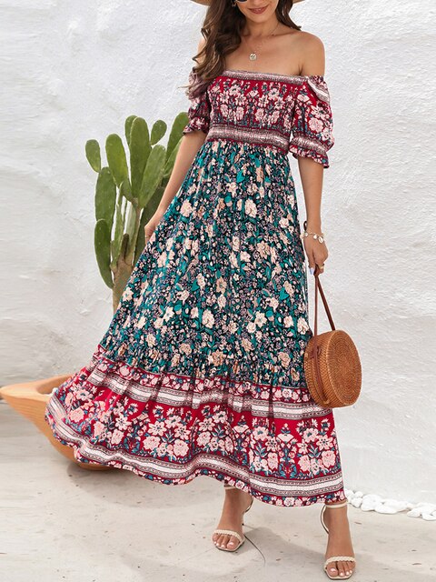 Lina - Long Boho Dress