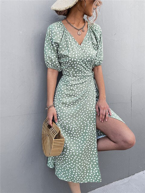 Lensa - Casual midi dress for women