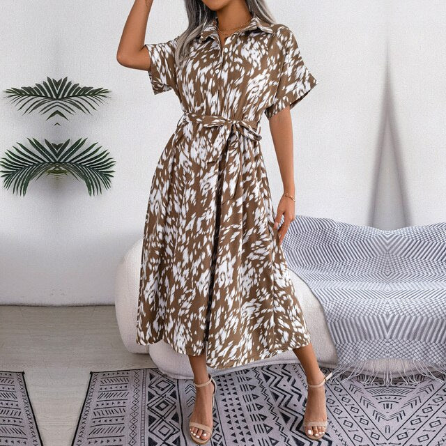 Zoya - Stylish unique print dress