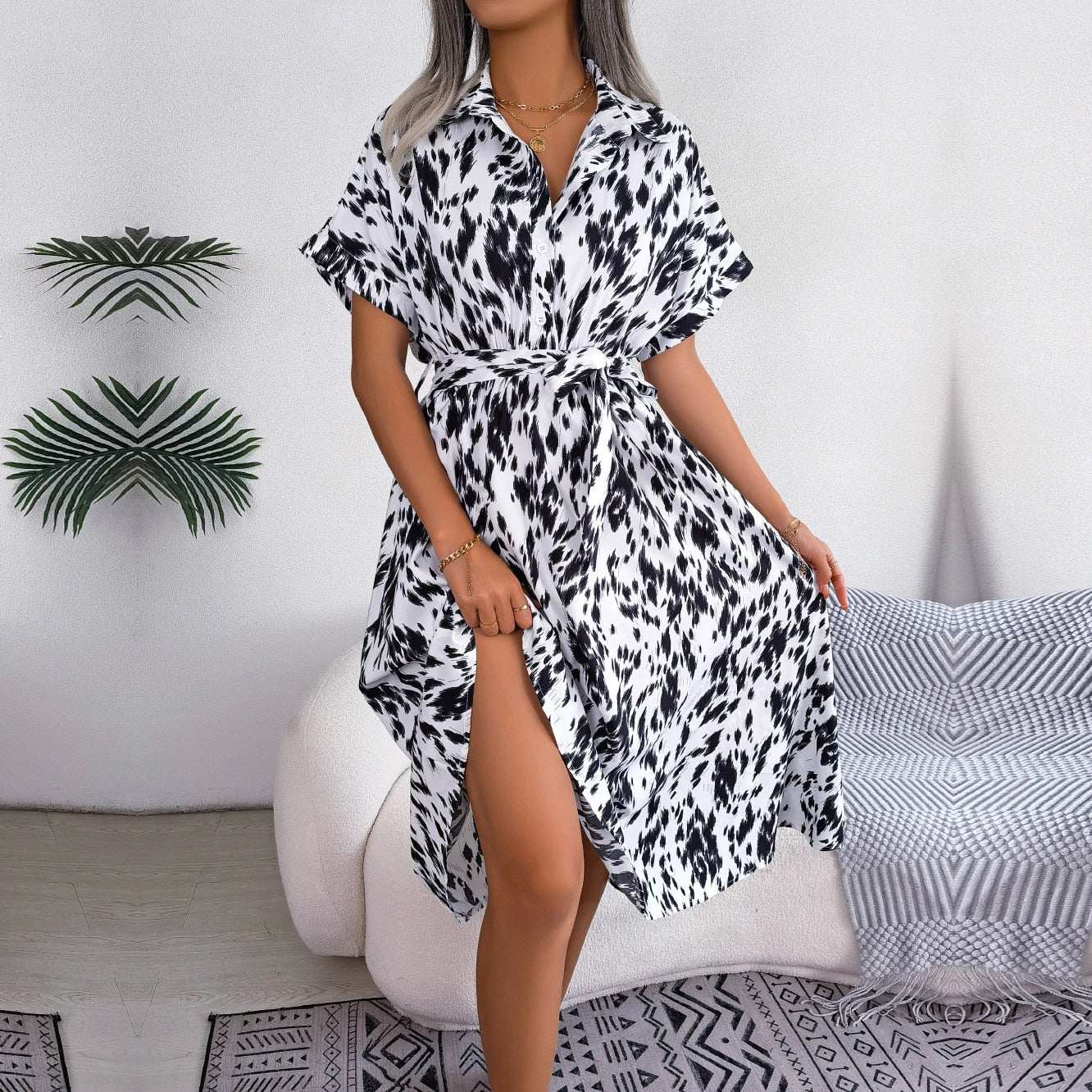 Zoya - Stylish unique print dress