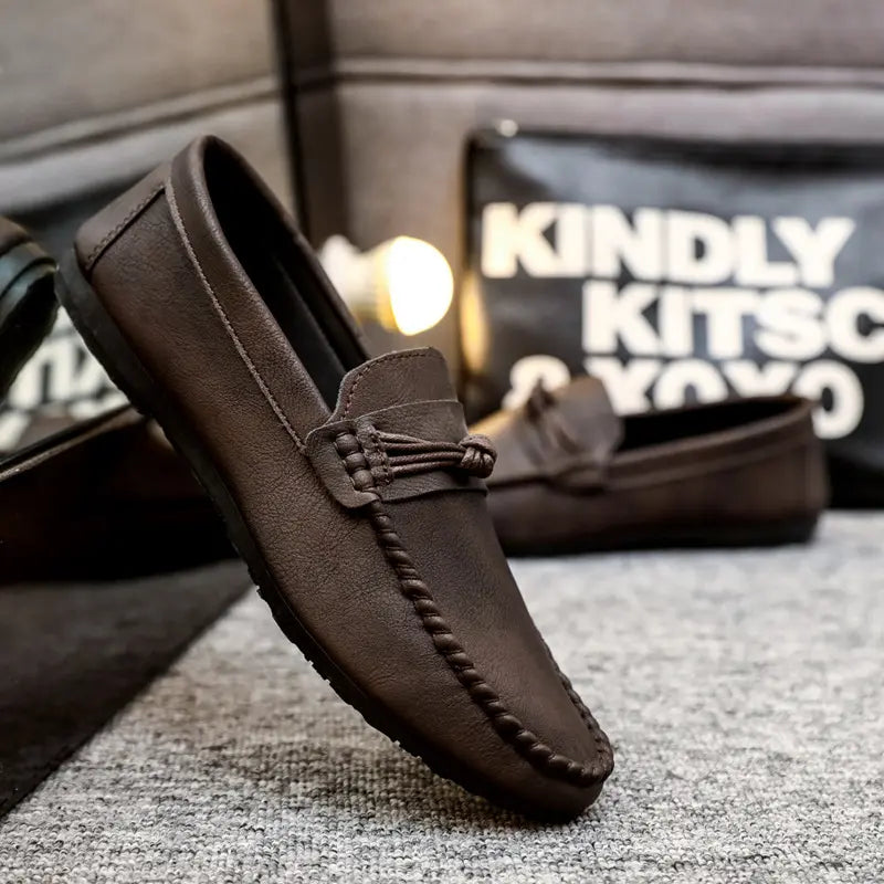 Leandro - Loafers with round toe