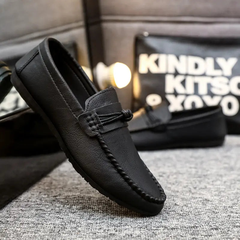 Leandro - Loafers with round toe