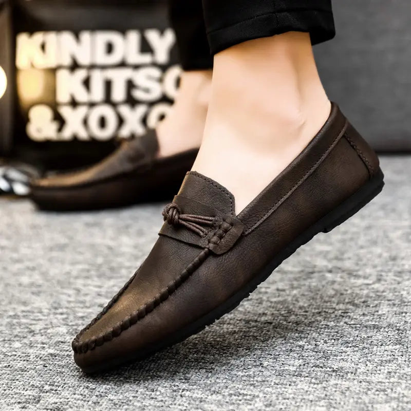 Leandro - Loafers with round toe