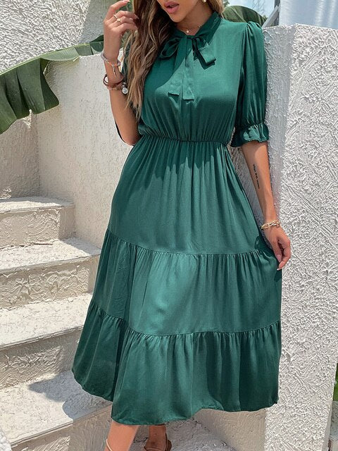 Jin - Casual dress with ruffles