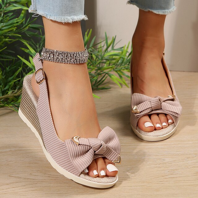 TRINA - Orthopaedic sandals with wedge heel