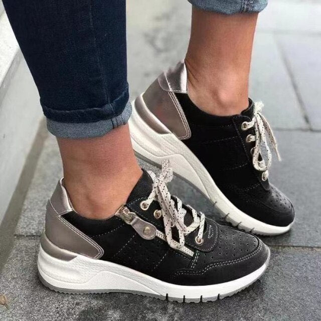 Nyah - Orthopedic sneakers with wedge heels