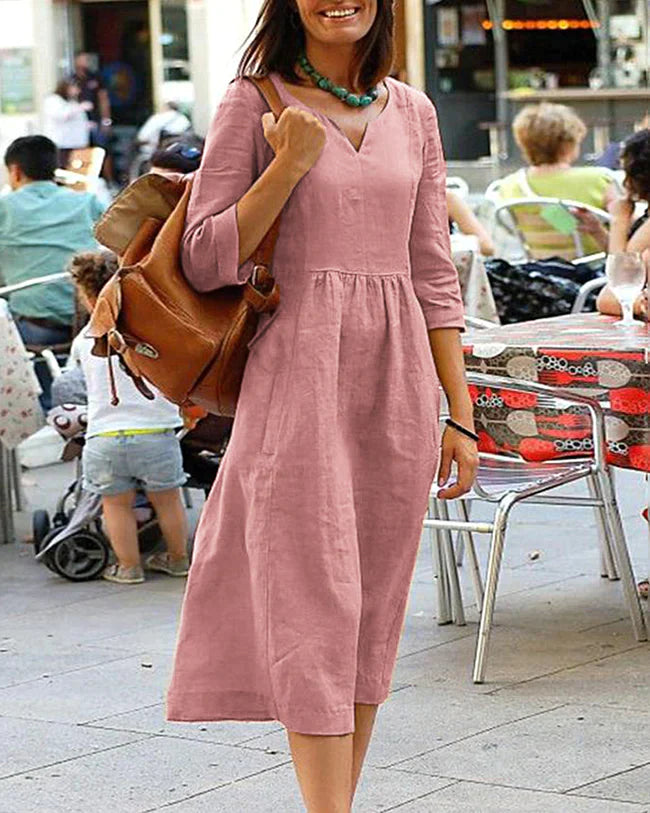 Lisea - Loose cotton summer dress