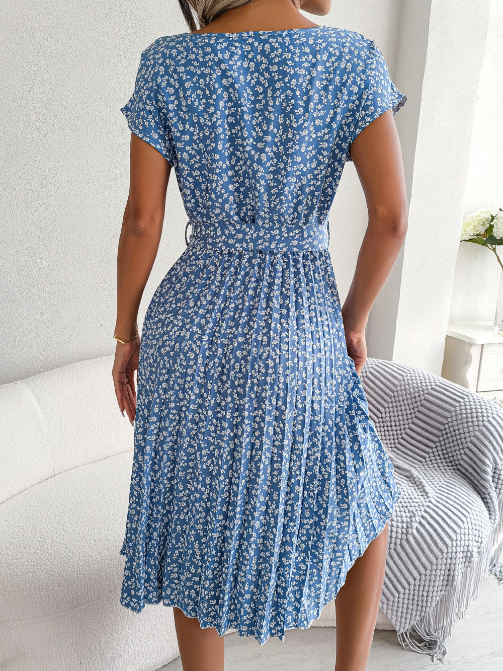 LISE - Dress with floral pattern