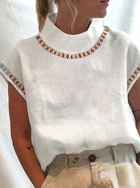 Sarrah - Linen summer blouse