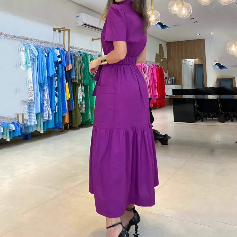 Frieda - Fashionable Women's Maxi Dress