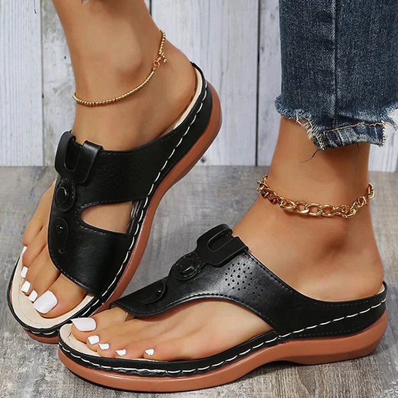 LOLLY - Orthopaedic wedge sandals