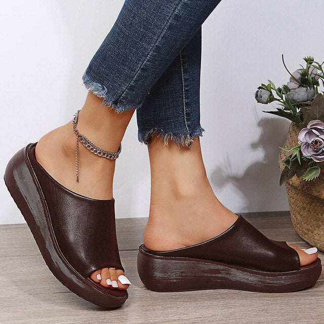 JULIA - Orthopaedic Women's Peep Toe Sandals