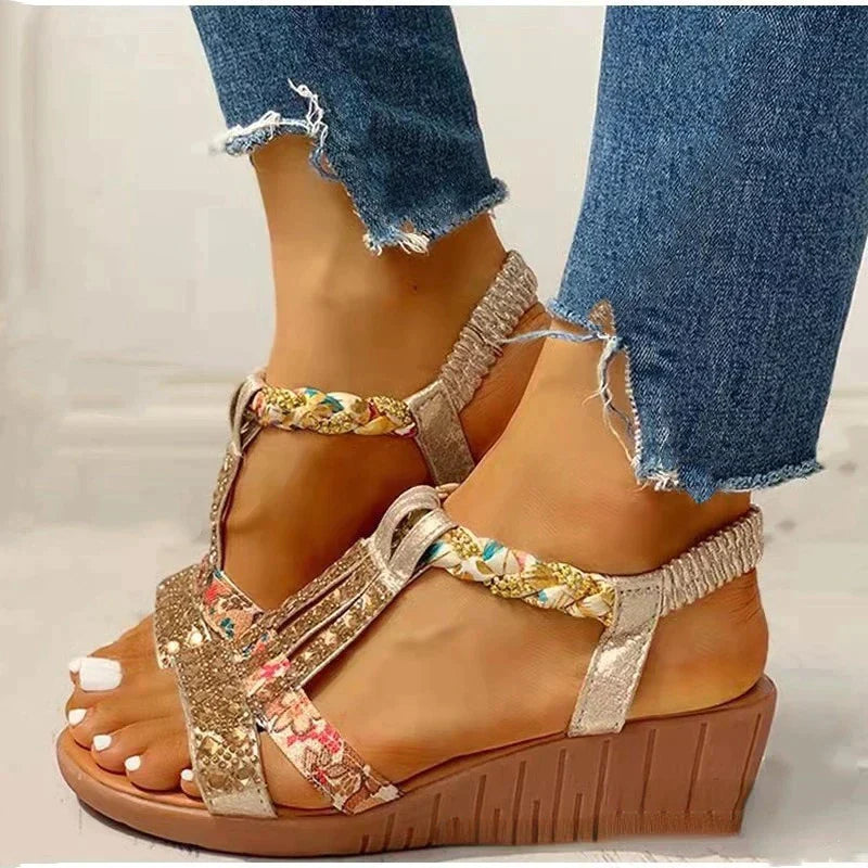AURORA - Ladies' orthopaedic wedge sandals