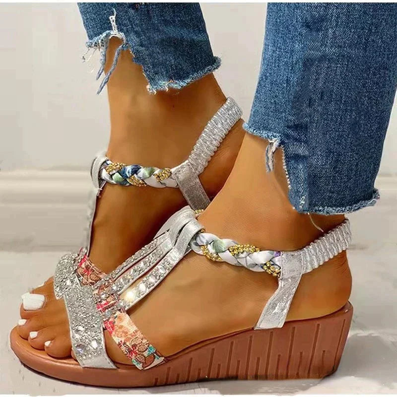 AURORA - Ladies' orthopaedic wedge sandals