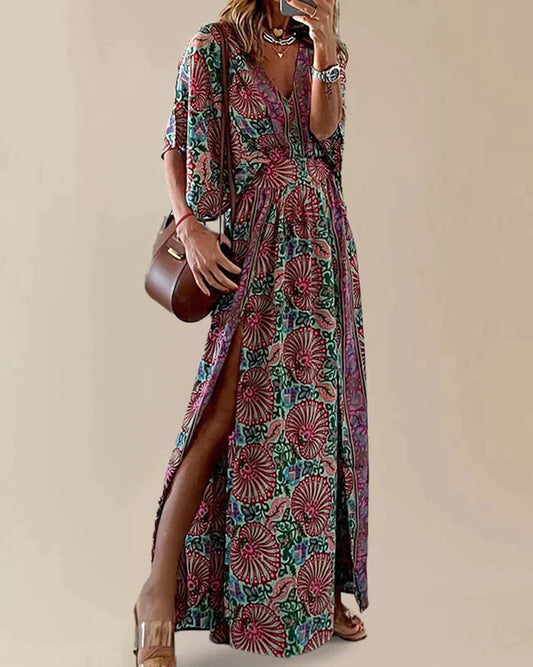 Dania - Bohemian Split Dress