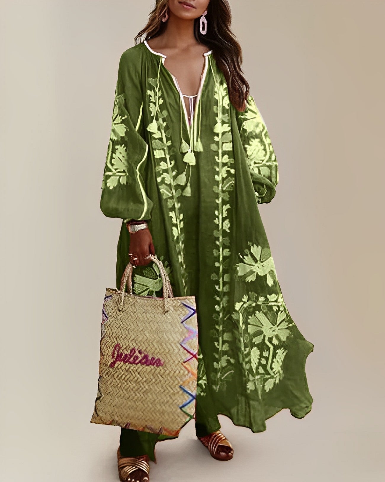 Lovia - Loose Retro Boho Dress