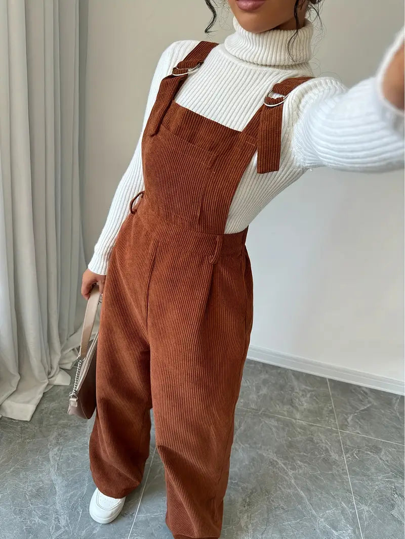 Erna - Stylish Corduroy Jumpsuit