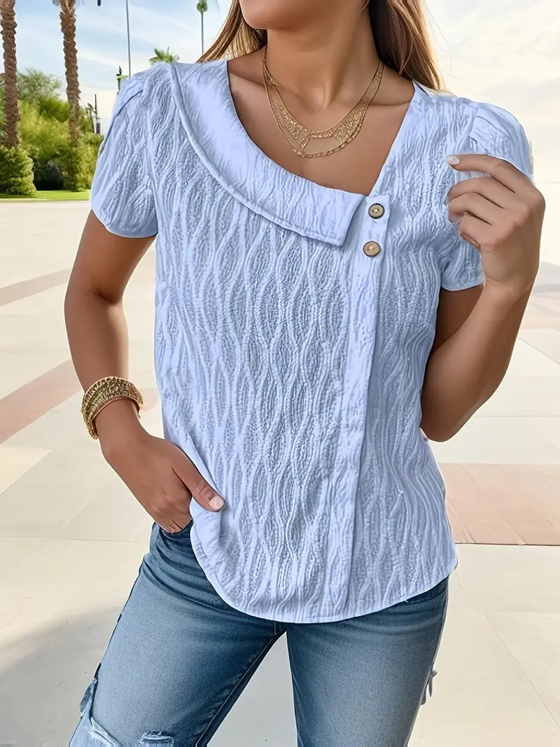 Agatha – Stylish Asymmetric Blouse