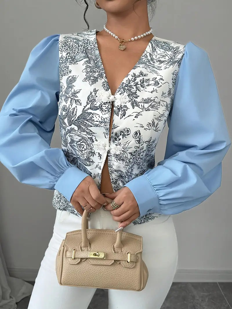 Joycie – Vintage Cotton Puff Sleeve Blouse