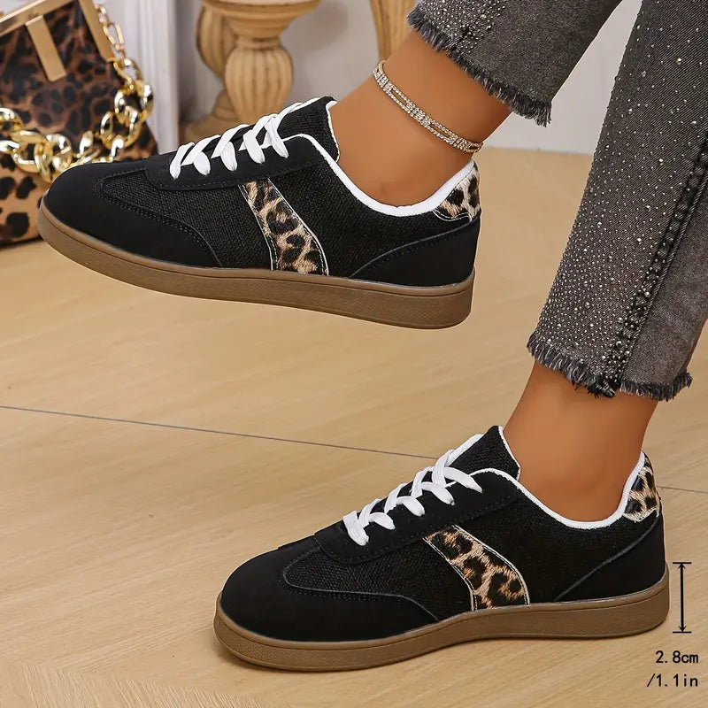 Carmillia – Stylish Leopard Print Sneakers