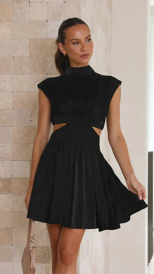 Amalthea – Elegant Cut-out Mini Dress