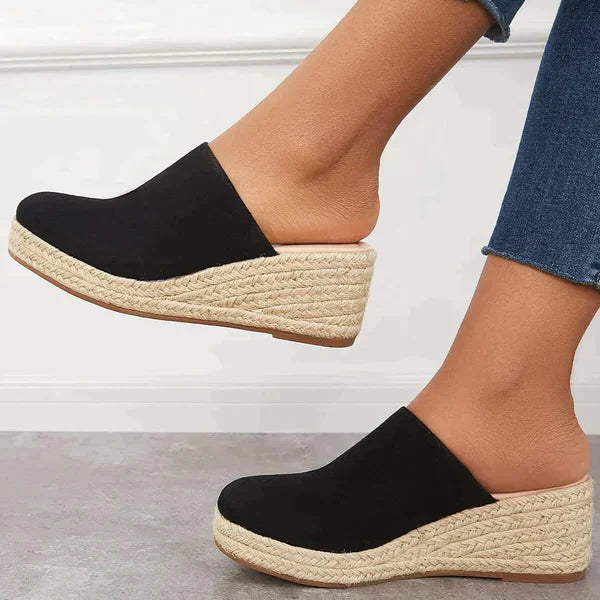 Nivielle – Classic Leather Wedge Shoes