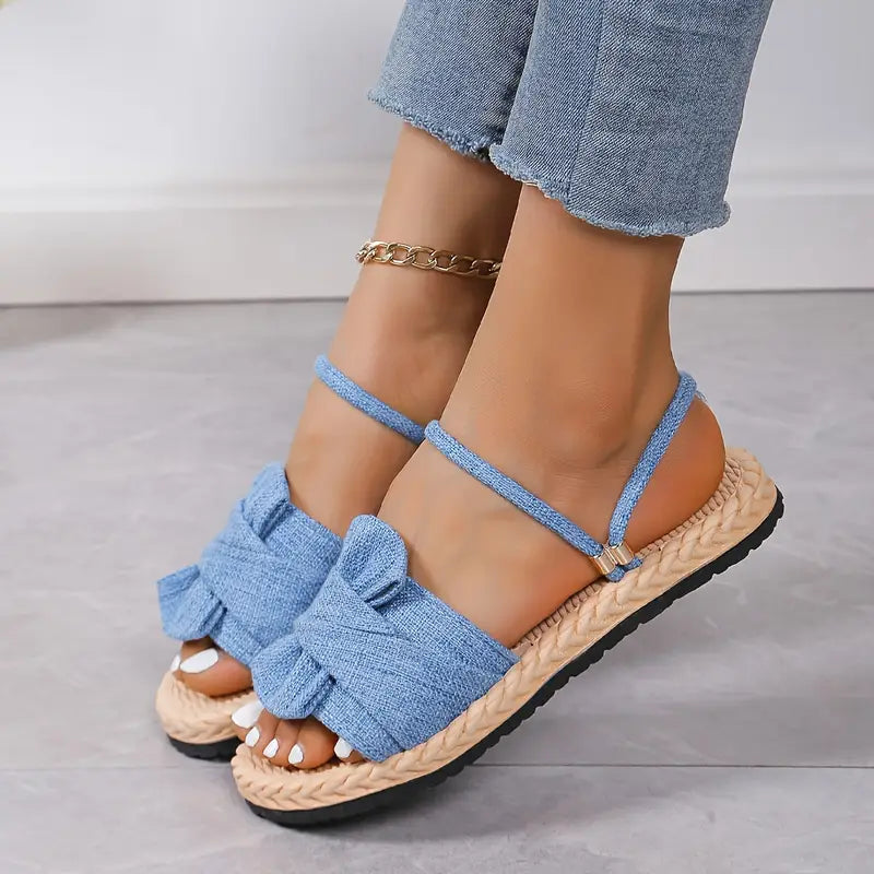 Lovi – Charming Bow Open-toe Sandals
