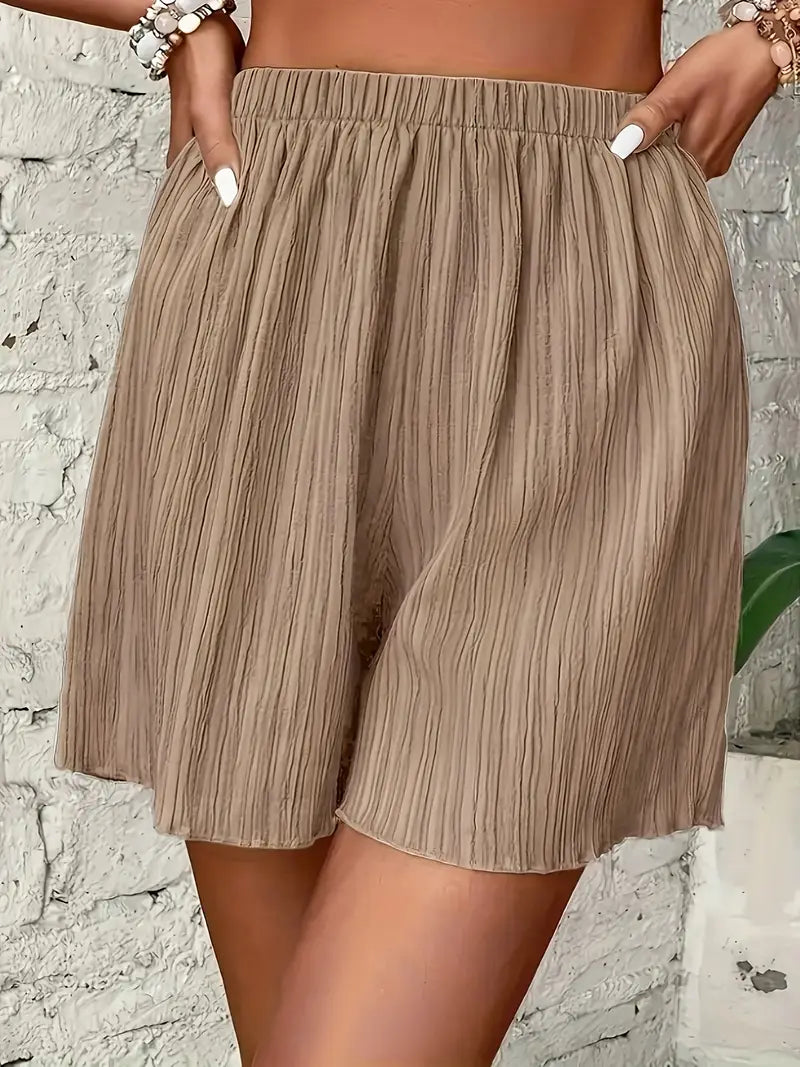 Nocturne – Elegant Pleated Shorts