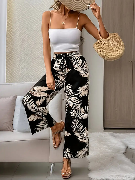 Amalith – Stylish Wide-leg Summer Trousers