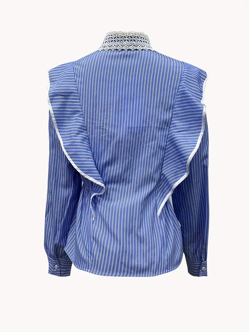 Linnea – Vintage-Style Long-sleeved Cotton Blouse
