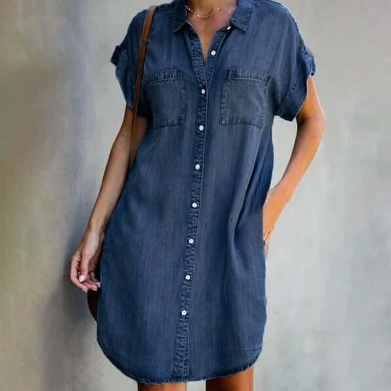 Nooriel – Stylish Cotton Denim Dress