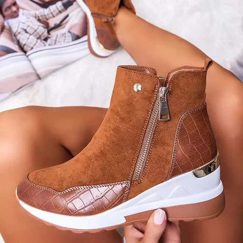 Mikaela - Comfortable waterproof women's ankle boots