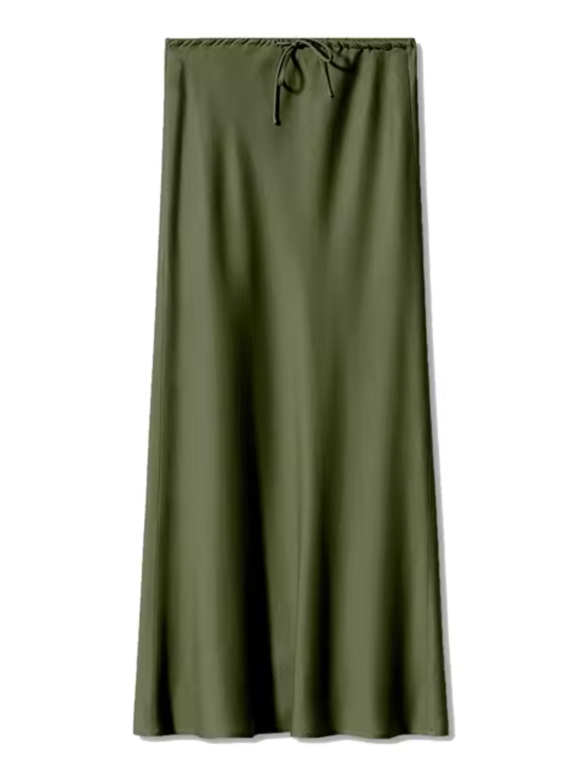 Latisha – Long Satin Silk Skirt