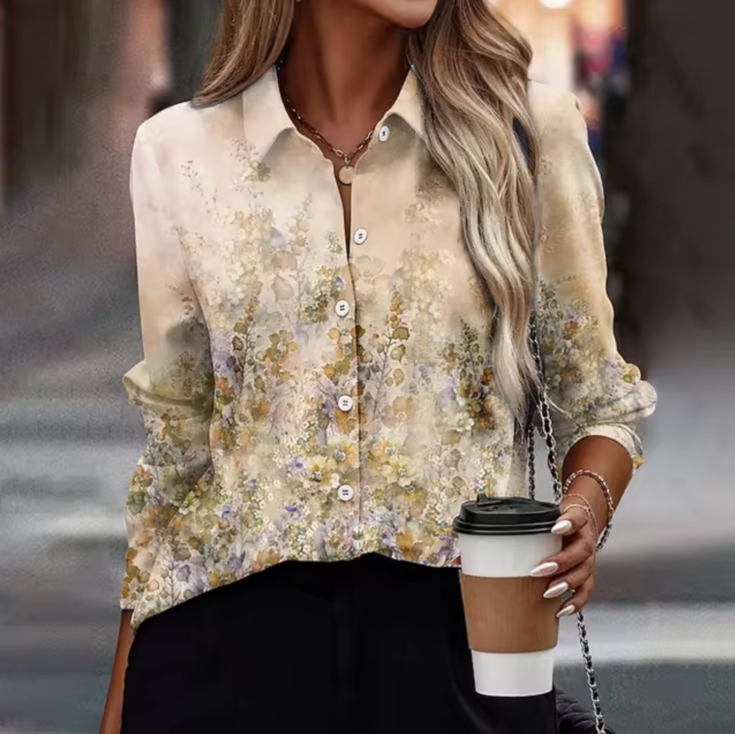 Freesia – Floral Print Blouse