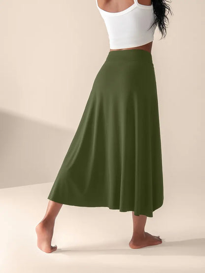 Mira – High Waisted Slit Skirt with Pockets