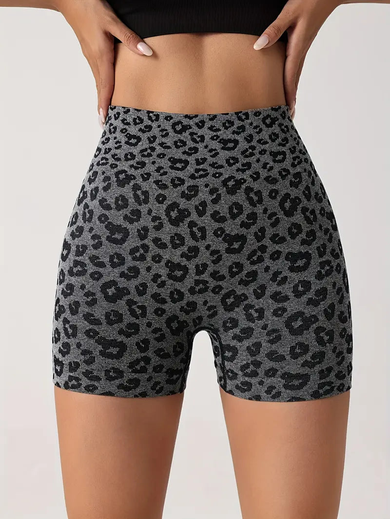Venice – Seamless Leopard Print Shorts