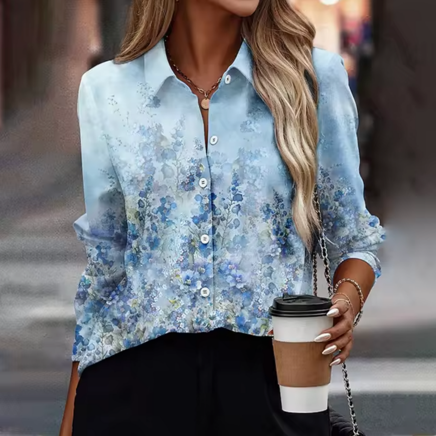 Freesia – Floral Print Blouse