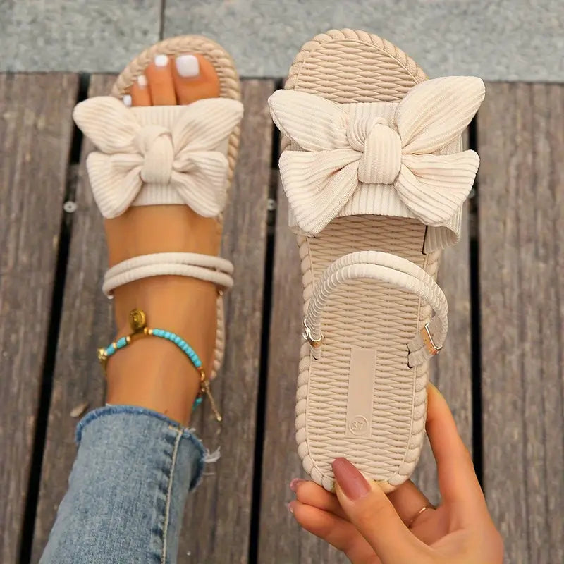 Zephyra – Stylish Bow Sandals