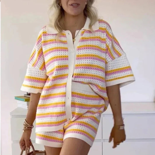 Dahlia – Stylish Knitted Two-piece Set