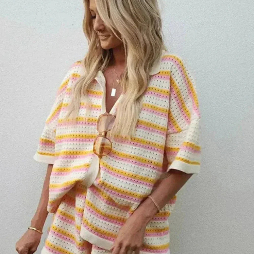 Dahlia – Stylish Knitted Two-piece Set