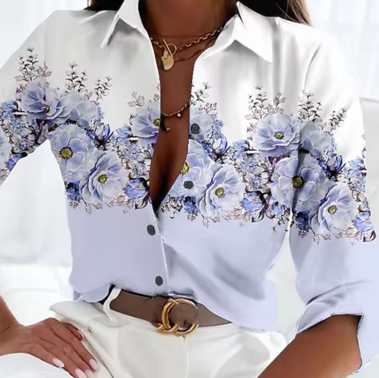 Freesia – Floral Print Blouse