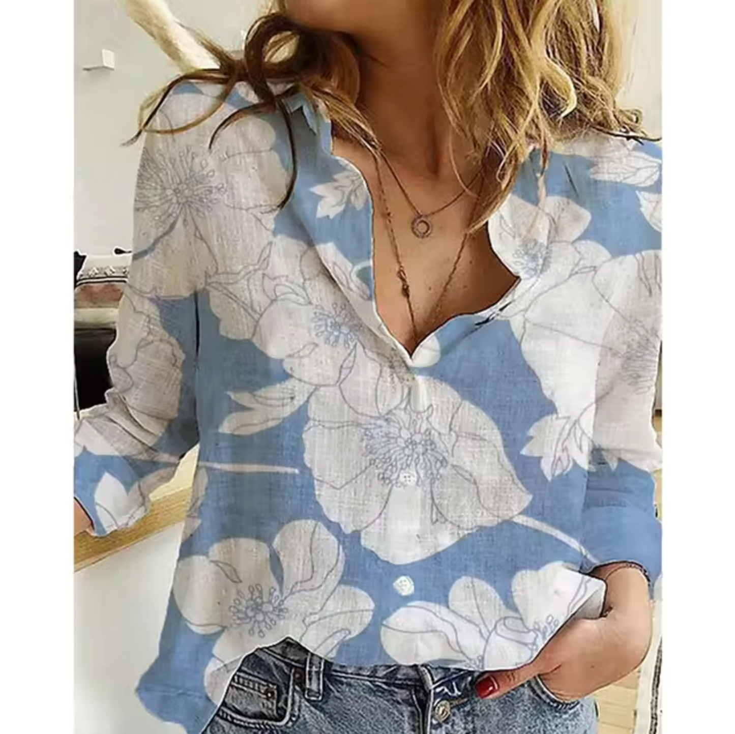 Freesia – Floral Print Blouse