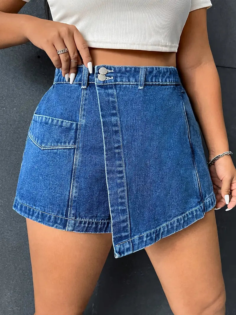 Orlithia – Stylish Cotton Denim Skirt