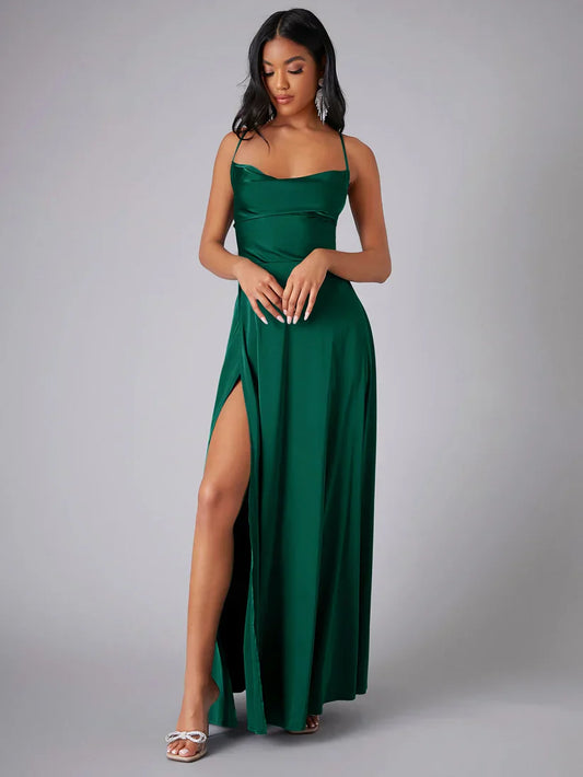 Alvaree – Elegant Satin Maxi Dress