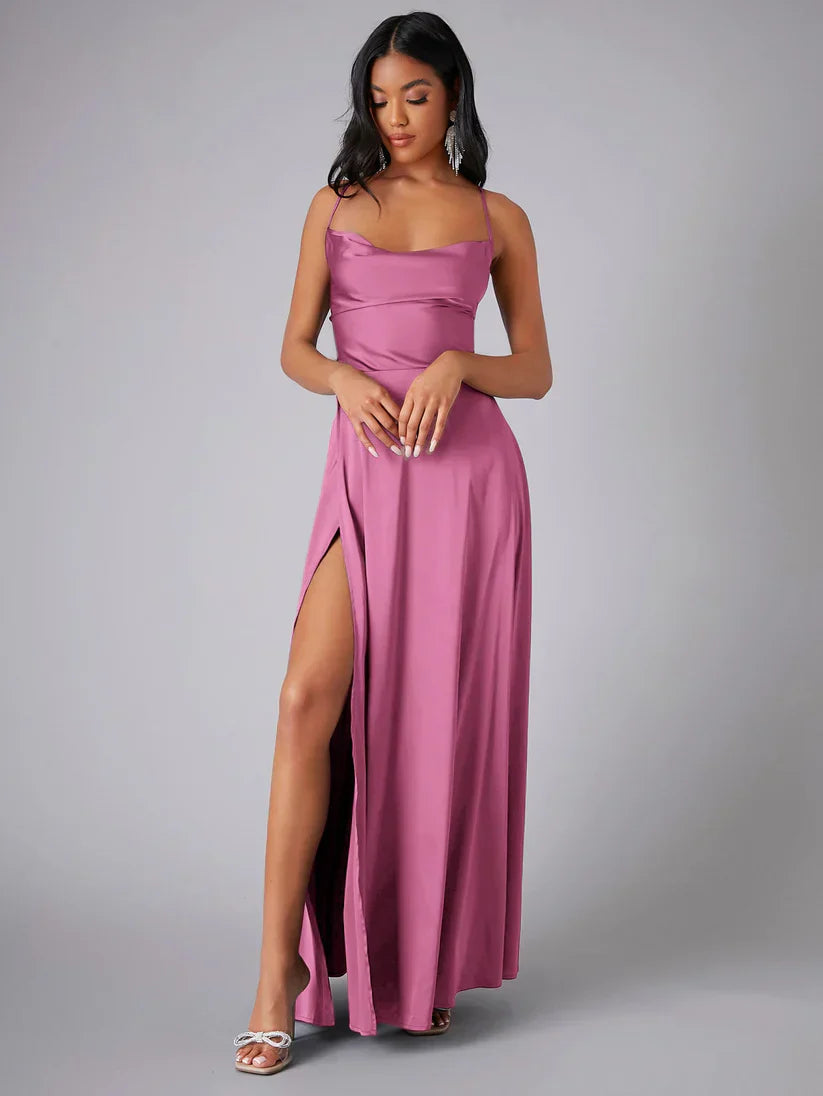 Alvaree – Elegant Satin Maxi Dress