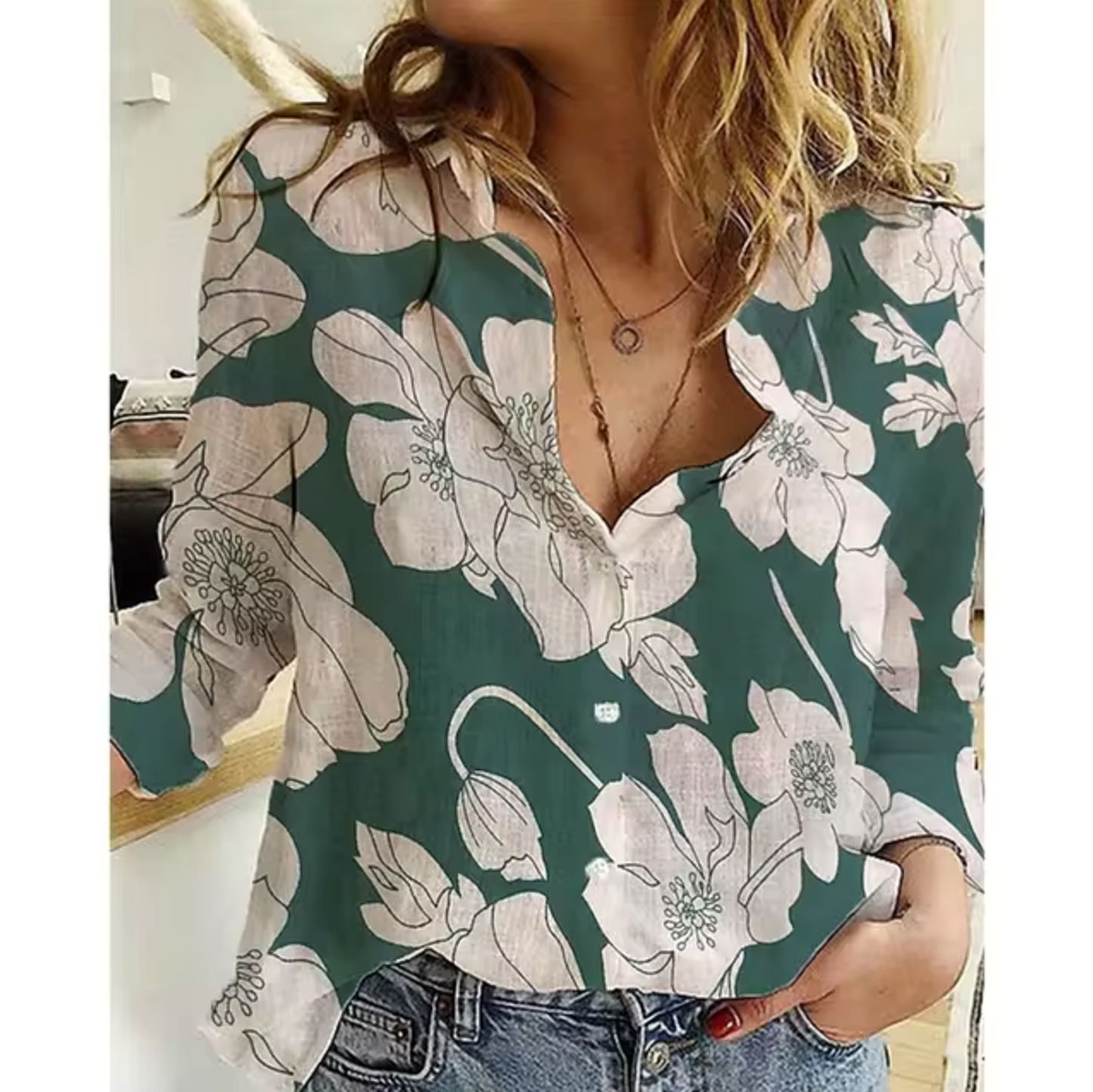 Freesia – Floral Print Blouse