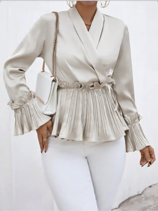 Clea – Elegant Satin Blouse