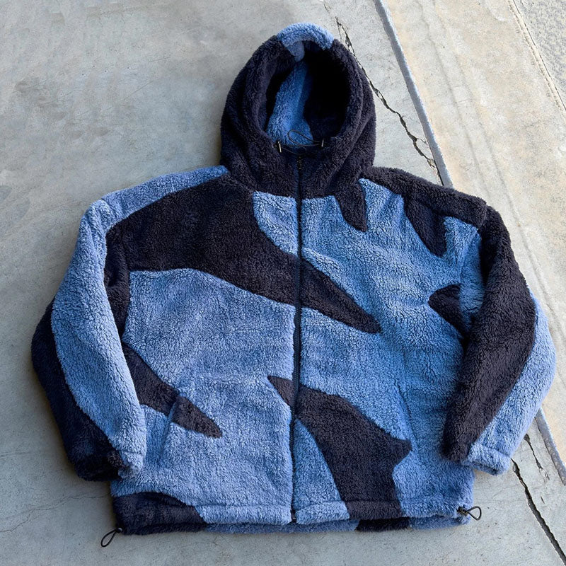Anton - Warm lambswool jacket with zipper